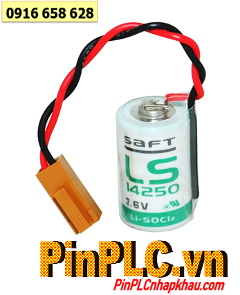 Pin Saft LS14250 (zắc nâu) lithium 3.6v size 1/2AA 1200mAh Made in France